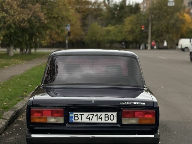 Синий ВАЗ 2107, объемом двигателя 1.5 л и пробегом 10 тыс. км за 1350 $, фото 2 на Automoto.ua