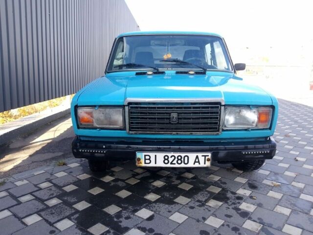 Синий ВАЗ 2107, объемом двигателя 0 л и пробегом 1 тыс. км за 700 $, фото 4 на Automoto.ua