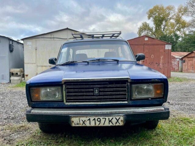 Синий ВАЗ 2107, объемом двигателя 1.5 л и пробегом 140 тыс. км за 700 $, фото 1 на Automoto.ua