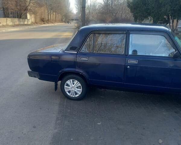 Синий ВАЗ 2107, объемом двигателя 1.6 л и пробегом 43 тыс. км за 1007 $, фото 3 на Automoto.ua