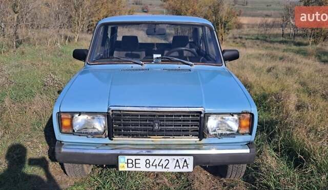 Синий ВАЗ 2107, объемом двигателя 1.5 л и пробегом 176 тыс. км за 850 $, фото 1 на Automoto.ua