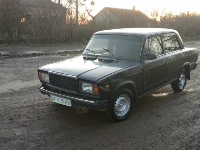 Синий ВАЗ 2107, объемом двигателя 1.3 л и пробегом 330 тыс. км за 396 $, фото 7 на Automoto.ua