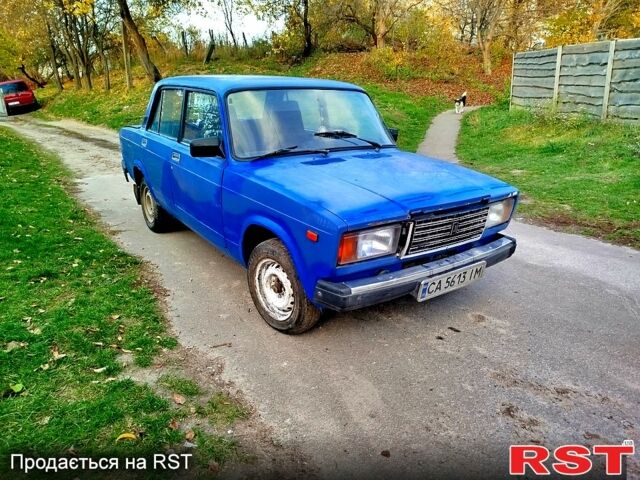 Синий ВАЗ 2107, объемом двигателя 1.5 л и пробегом 72 тыс. км за 400 $, фото 1 на Automoto.ua