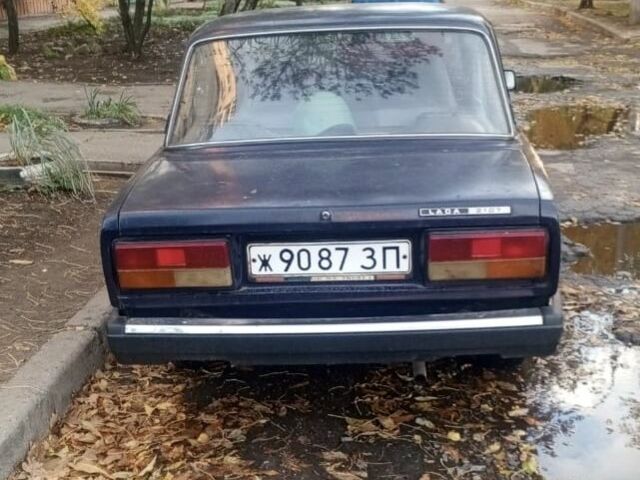 Синій ВАЗ 2107, об'ємом двигуна 1.5 л та пробігом 100 тис. км за 428 $, фото 1 на Automoto.ua