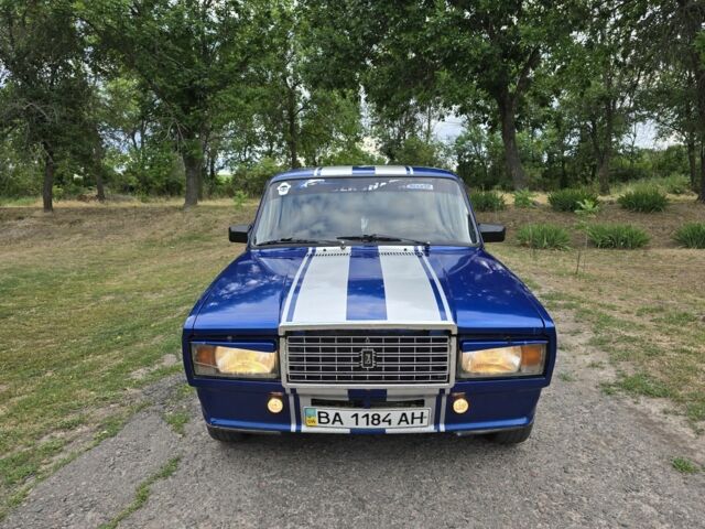 Синий ВАЗ 2107, объемом двигателя 1.5 л и пробегом 99 тыс. км за 721 $, фото 1 на Automoto.ua