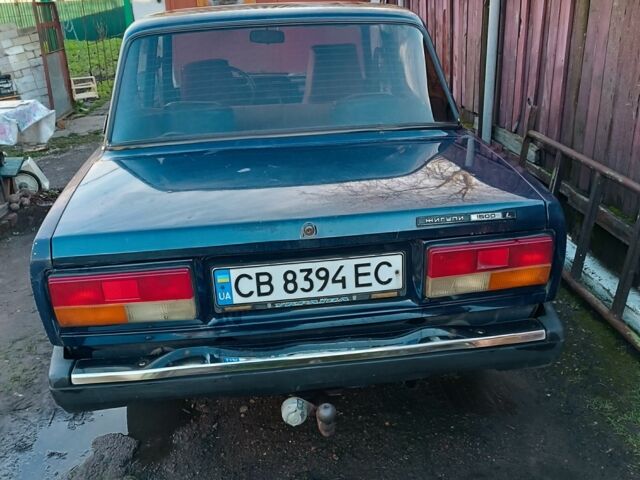 Синий ВАЗ 2107, объемом двигателя 1.5 л и пробегом 94 тыс. км за 700 $, фото 3 на Automoto.ua