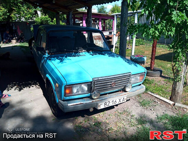 Синий ВАЗ 2107, объемом двигателя 1.3 л и пробегом 0 тыс. км за 600 $, фото 7 на Automoto.ua