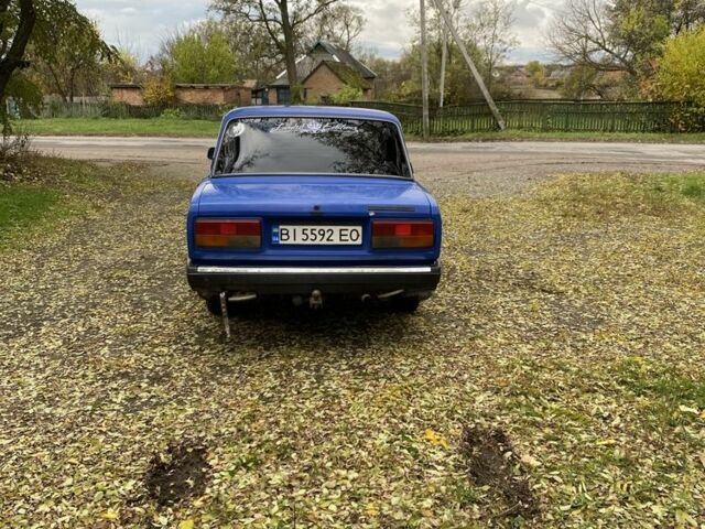 Синий ВАЗ 2107, объемом двигателя 1.3 л и пробегом 200 тыс. км за 642 $, фото 5 на Automoto.ua