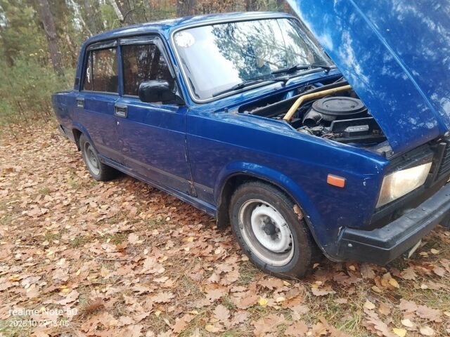 Синий ВАЗ 2107, объемом двигателя 1.3 л и пробегом 303 тыс. км за 595 $, фото 6 на Automoto.ua