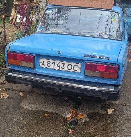 Синий ВАЗ 2107, объемом двигателя 1 л и пробегом 12 тыс. км за 310 $, фото 1 на Automoto.ua