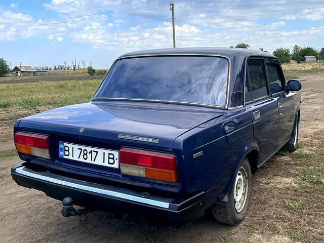 Синий ВАЗ 2107, объемом двигателя 1.5 л и пробегом 90 тыс. км за 1130 $, фото 1 на Automoto.ua