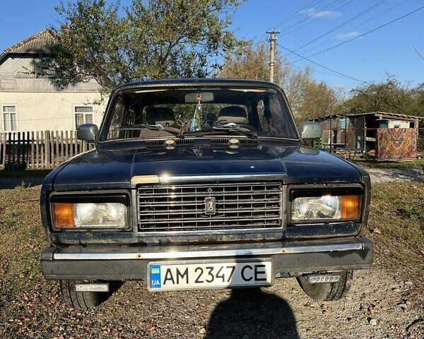 Синий ВАЗ 2107, объемом двигателя 0 л и пробегом 55 тыс. км за 800 $, фото 2 на Automoto.ua