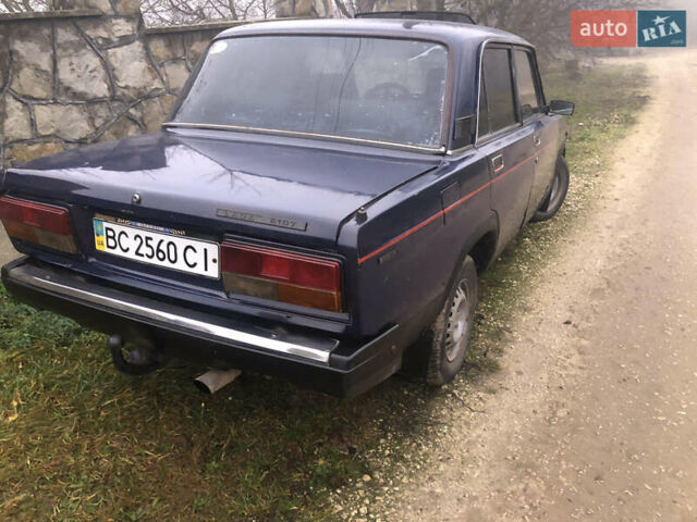 Синий ВАЗ 2107, объемом двигателя 0 л и пробегом 256 тыс. км за 450 $, фото 6 на Automoto.ua