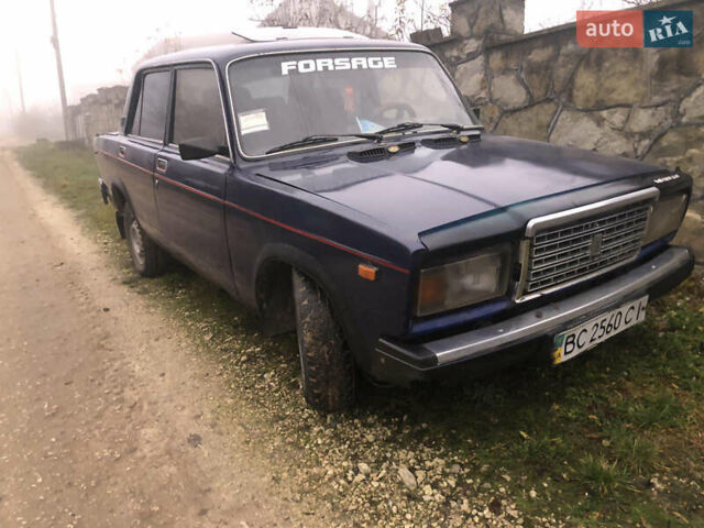 Синий ВАЗ 2107, объемом двигателя 0 л и пробегом 256 тыс. км за 450 $, фото 3 на Automoto.ua