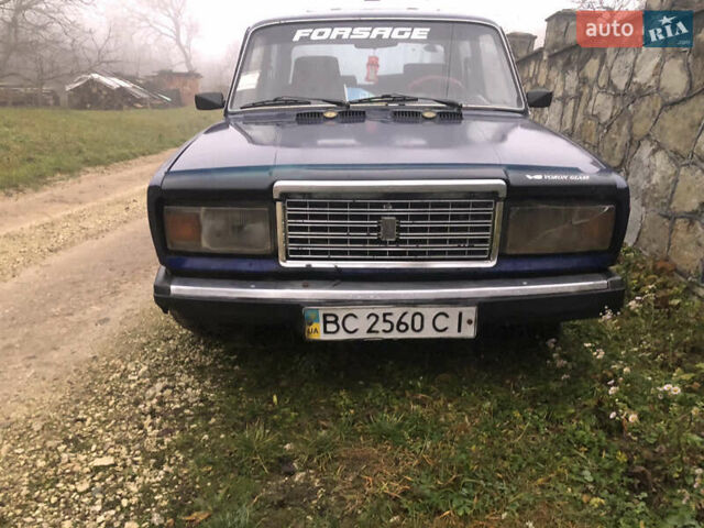 Синий ВАЗ 2107, объемом двигателя 0 л и пробегом 256 тыс. км за 450 $, фото 1 на Automoto.ua