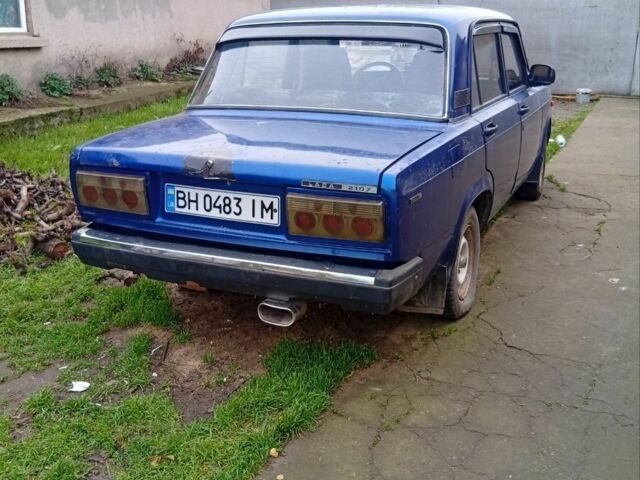 Синий ВАЗ 2107, объемом двигателя 1.5 л и пробегом 95 тыс. км за 1181 $, фото 1 на Automoto.ua