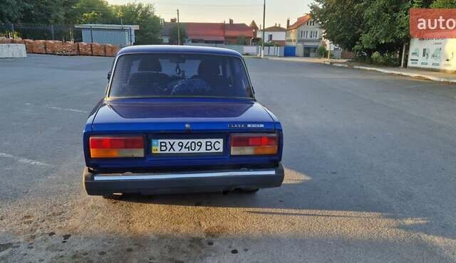 ВАЗ 2107 1988 в Каменце-Подольском на Automoto.ua Синий ВАЗ 2107, объемом двигателя 1.5 л и пробегом 380 тыс. км за 1650 $, фото 7 на Automoto.ua