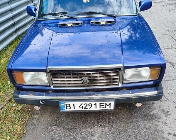 Синій ВАЗ 2107, об'ємом двигуна 1.29 л та пробігом 400 тис. км за 900 $, фото 6 на Automoto.ua