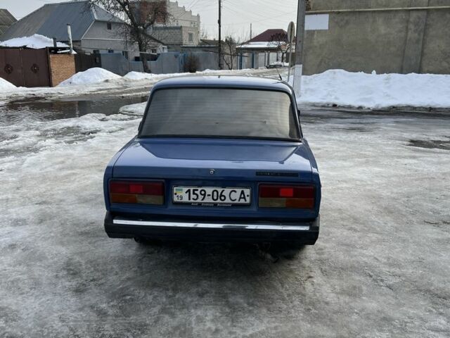 Синий ВАЗ 2107, объемом двигателя 1.5 л и пробегом 60 тыс. км за 395 $, фото 2 на Automoto.ua