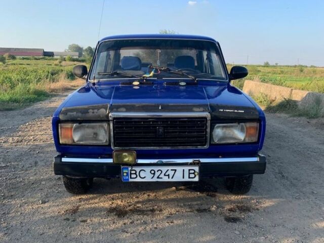 Синий ВАЗ 2107, объемом двигателя 1.5 л и пробегом 80 тыс. км за 750 $, фото 2 на Automoto.ua