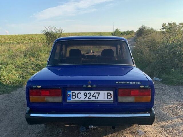 Синий ВАЗ 2107, объемом двигателя 1.5 л и пробегом 80 тыс. км за 750 $, фото 4 на Automoto.ua