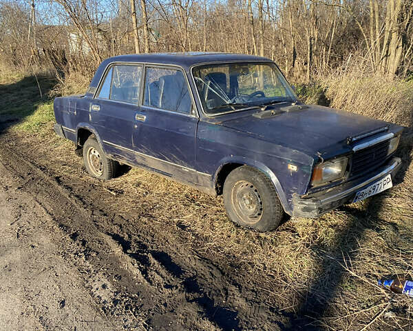 Синий ВАЗ 2107, объемом двигателя 1.6 л и пробегом 70 тыс. км за 400 $, фото 1 на Automoto.ua