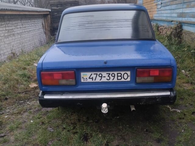 Синий ВАЗ 2107, объемом двигателя 1.3 л и пробегом 90 тыс. км за 650 $, фото 2 на Automoto.ua