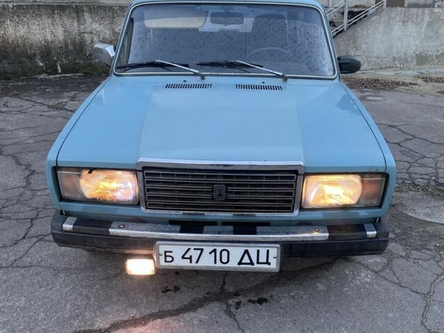 Синий ВАЗ 2107, объемом двигателя 1.5 л и пробегом 71 тыс. км за 700 $, фото 1 на Automoto.ua