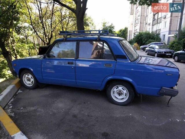 Синий ВАЗ 2107, объемом двигателя 1.5 л и пробегом 70 тыс. км за 1000 $, фото 1 на Automoto.ua