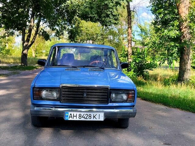 Синий ВАЗ 2107, объемом двигателя 1.5 л и пробегом 49 тыс. км за 650 $, фото 1 на Automoto.ua