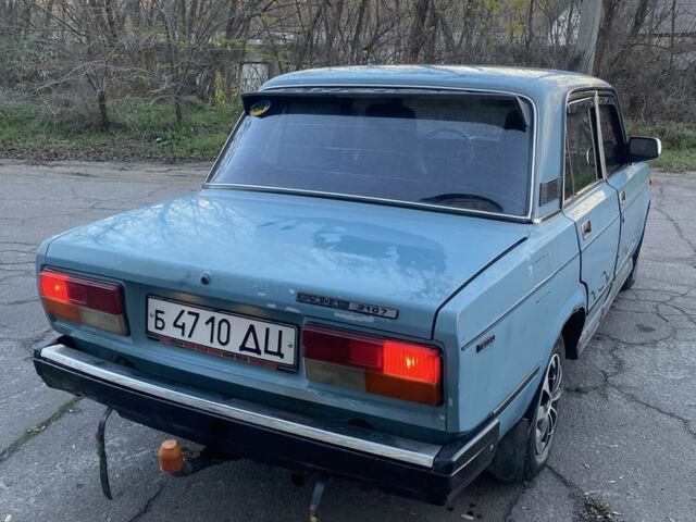 Синий ВАЗ 2107, объемом двигателя 1.5 л и пробегом 71 тыс. км за 700 $, фото 4 на Automoto.ua