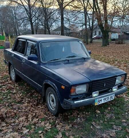 Синий ВАЗ 2107, объемом двигателя 1.45 л и пробегом 244 тыс. км за 800 $, фото 1 на Automoto.ua