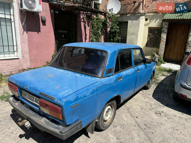 Синій ВАЗ 2107, об'ємом двигуна 1.45 л та пробігом 260 тис. км за 650 $, фото 4 на Automoto.ua