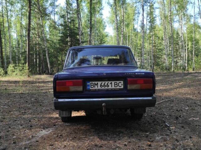 Синий ВАЗ 2107, объемом двигателя 1 л и пробегом 82 тыс. км за 720 $, фото 6 на Automoto.ua