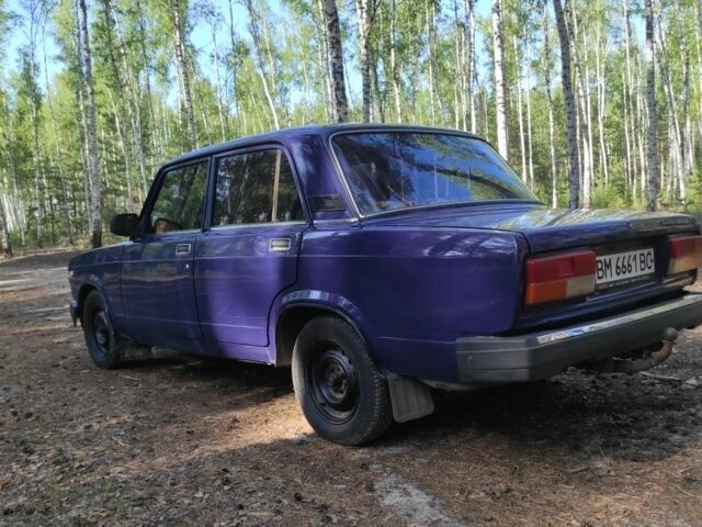 Синий ВАЗ 2107, объемом двигателя 1 л и пробегом 82 тыс. км за 720 $, фото 10 на Automoto.ua