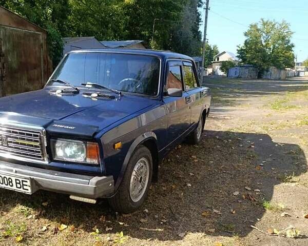 Синий ВАЗ 2107, объемом двигателя 1.5 л и пробегом 100 тыс. км за 1350 $, фото 4 на Automoto.ua