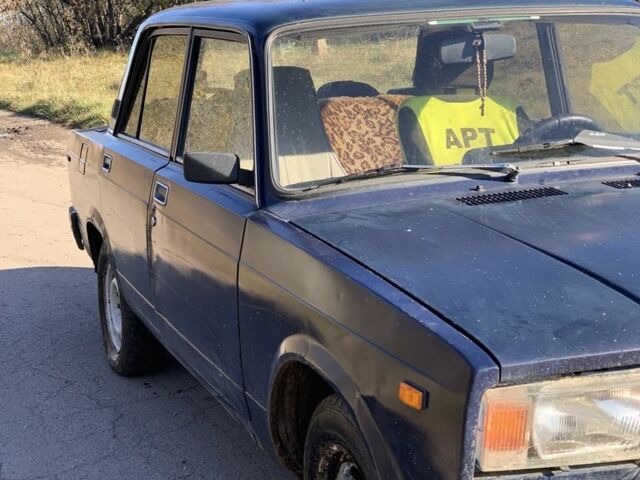 Синий ВАЗ 2107, объемом двигателя 1.5 л и пробегом 3 тыс. км за 650 $, фото 1 на Automoto.ua