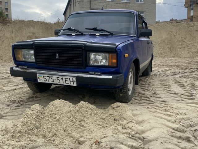 Синий ВАЗ 2107, объемом двигателя 1.5 л и пробегом 88 тыс. км за 646 $, фото 1 на Automoto.ua