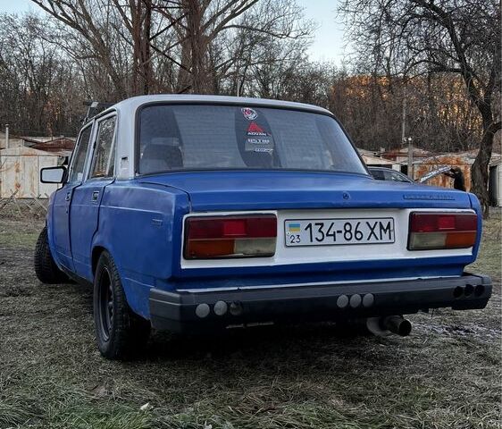 Синий ВАЗ 2107, объемом двигателя 1.6 л и пробегом 100 тыс. км за 1800 $, фото 1 на Automoto.ua