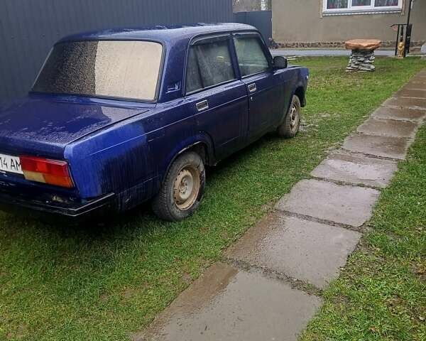 Синий ВАЗ 2107, объемом двигателя 1.5 л и пробегом 70 тыс. км за 520 $, фото 10 на Automoto.ua