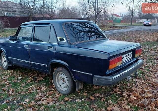 Синий ВАЗ 2107, объемом двигателя 1.45 л и пробегом 244 тыс. км за 800 $, фото 5 на Automoto.ua