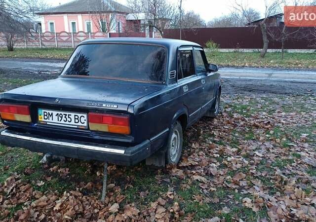 Синий ВАЗ 2107, объемом двигателя 1.45 л и пробегом 244 тыс. км за 800 $, фото 4 на Automoto.ua