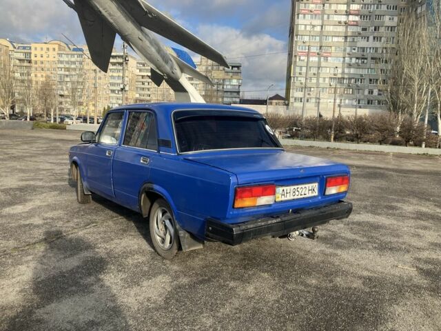 Синий ВАЗ 2107, объемом двигателя 1.6 л и пробегом 333 тыс. км за 391 $, фото 2 на Automoto.ua