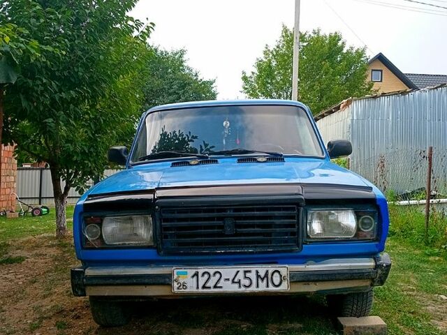 Синій ВАЗ 2107, об'ємом двигуна 1.5 л та пробігом 100 тис. км за 550 $, фото 1 на Automoto.ua