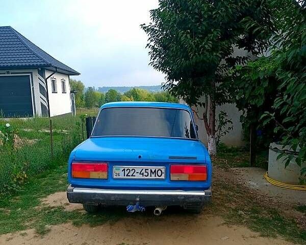 Синий ВАЗ 2107, объемом двигателя 1.5 л и пробегом 100 тыс. км за 550 $, фото 1 на Automoto.ua