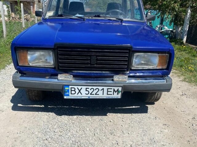 Синій ВАЗ 2107, об'ємом двигуна 1.5 л та пробігом 120 тис. км за 700 $, фото 1 на Automoto.ua