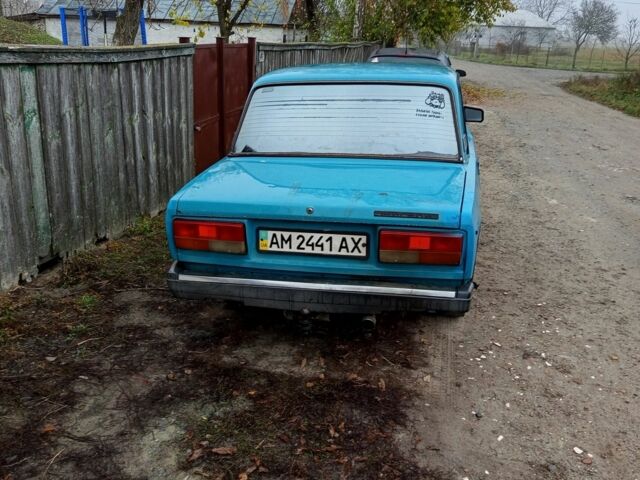 Синий ВАЗ 2107, объемом двигателя 0 л и пробегом 2 тыс. км за 500 $, фото 1 на Automoto.ua