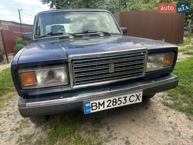 Синий ВАЗ 2107, объемом двигателя 1.45 л и пробегом 262 тыс. км за 1450 $, фото 1 на Automoto.ua