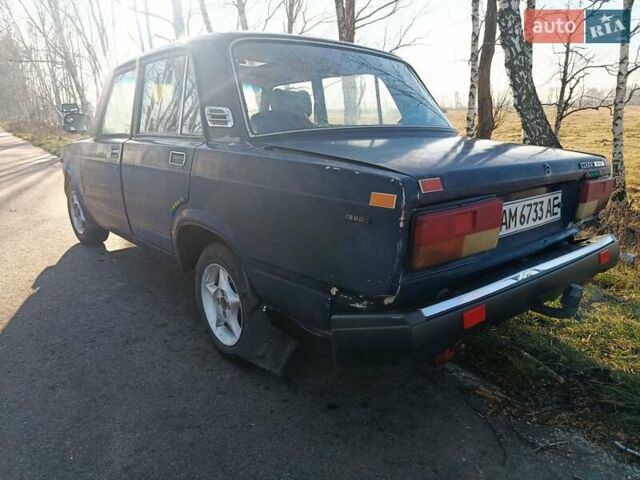 Синий ВАЗ 2107, объемом двигателя 1.3 л и пробегом 190 тыс. км за 600 $, фото 8 на Automoto.ua