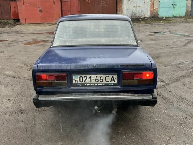 Синій ВАЗ 2107, об'ємом двигуна 0 л та пробігом 231 тис. км за 600 $, фото 3 на Automoto.ua